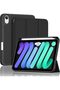 Case iPad Mini 8.3" Case (A17 Pro 2024 / Mini 6 2021) with Pencil Holder, Trifold Stand - Black