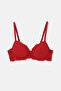 Ersk1110 Red Lace Empty Cup Bra - Begonvile Tk - 2