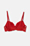 Ersk1110 Red Lace Empty Cup Bra - Begonvile Tk - 3