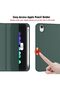 iPad Mini 7/6 Case 8.3" with Pencil Holder, Soft TPU, Auto Sleep/Wake - Midnight Green - 3