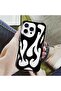 iPhone 16 Pro Max Case - Black, 3D Electroplated Glitter Slim Shockproof Cover - 2