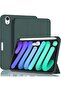 iPad Mini 7/6 Case 8.3" with Pencil Holder, Soft TPU, Auto Sleep/Wake - Midnight Green
