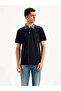Denim Collar Polo Tişört