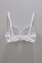 White Wireless Non-Padded Sponge Bra Wire-Free T-Shirt Bra - No Trace - 8