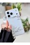 iPhone 17 Promax Compatible Anti-Shock Matte Transparent Printed Silicone Case - 3