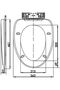 Toilet Seat & Cover (UF) – Soft Close, Anti-Bacterial Hygiene Treatment, Easy Assembly – White - 2