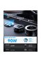 Incarcator auto metallic, SuperFastCharge, Tip C, USB - 2