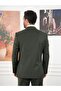 Men's Regular Italian Style Woolen Mono Collar Suit Jacket Pants - Xprzcom8412 - 4