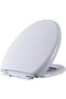 Toilet Seat & Cover (UF) – Soft Close, Anti-Bacterial Hygiene Treatment, Easy Assembly – White