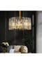 Light luxury crystal chandelier modern living room dining room bedroom lamp (Φ400*MM，E14*3) - 3