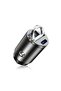 Incarcator auto metallic, SuperFastCharge, Tip C, USB