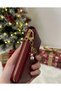 Clip-On Glass Snowman Penguin Charm Bag Ornament Card Holder Charm Car Mirror Ornament Christmas Tree Ornament - 4