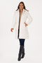Women's Cream Coat 50308001-Vr256 - 4