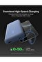 20,000mAh Portable Power Bank with Integrated USB-C Cable, 30W - Blue - 2