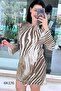Spanish Sleeve Crepe Dress 6K176 - 3