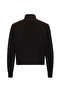 Zippered Mock Neck Long Sleeve Regular Knitwear Cardigan - 6