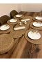 Runner Basket Set, Jute, Wicker, American Service, Cutlery Set, Plate Coaster, Presentation, Bread Basket - 4