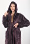 Women's Hooded 100% Bamboo Short Dressing Gown - 2