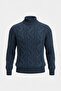 Men's Half Turtleneck Thick Sweater - 4