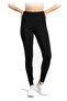 Black Women's Winter Thermal Leggings Cotton Stretchy - 6