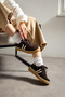 Zaina Women's Lace-Up Genuine Leather Sneaker Brown Suede - 2