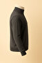 Yukon Anthracite Men's Half-Zip Stand Collar Knitwear - 6