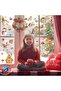 Geese and Cute Animals Double-Sided Printed New Year Themed Glass Wall Door Sticker Set - 8