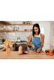 Wooden Kitchen Utensils Set, 7-Piece Bamboo Cooking Tools and Holder - 5