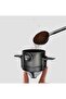قمع تقطير V60 بلاستيك بفلتر استيل مقاوم للصدا - 2