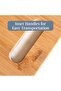 3-Piece Bamboo Cutting Board Set - Large, Medium & Small - 5