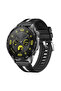 Sportstripe Mesh Pattern Metal Buckle Silicone Smart Watch Band Compatible with Huawei Watch Gt4 46mm