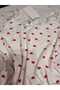 Heart Lace Detailed Shorts Pajama Set, Home Wear Clothing - 4