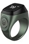 Metal Alloy M02/M02 Pro Smart Zikr Ring (M02, DarkGreen, 20mm)