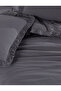 Hand Made Ruffled Natural Ranforce Duvet Cover Set - 3