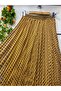 Patterned Chiffon Boho Lined Flared Skirt - 2