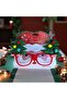 Christmas Themed Sparkling Pine Tree Party Glasses – Sparkling Pine Tree Christmas Party Glasses - 2