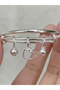 Hello Kitty Model Charm Steel Women's Bracelet - Pinterest Bracelet - 6