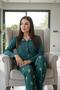 Emerald Mosaic Florado Exclusive Button-Front Long-Sleeved Women's Pajama Set - 3