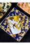 6 Person Square Plate Colorful Coffee Cup Set 90 ml (Rsy236) - 6