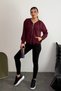 Premium Modal Fabric Full Zipper Women's Cardigan 3136 - 6