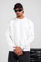 Basic Oversize Erkek Sweatshirt - 2