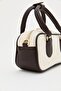 Contrast Crossbody Bag Beige - 5