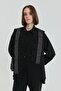 Comfortable Fit Tencel Tunic Set with Tassel Detail in Black - 2
