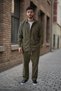 Lower Upper Set Velvet Men's Tracksuit Set Shirt Elastic Waist Lower Tracksuit Comfortable Fit - 2