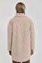 Double Breasted Short Coat Beige - 6