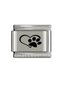 Italian Steel Bracelet Charm Silver Color Lover Couple Combination Laser Printing Does Not Fade Does Not Tarnish Steel