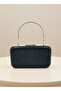 Black Color Crystal Stone Women's Evening Dress Bag - 3