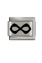 Italian Steel Bracelet Charm Silver Color Laser Printing Does Not Lose Color Does Not Tarnish Steel