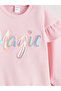 Özmarka New Season Girls' Sweatshirt and Pants Set - 6
