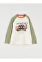 Crew Neck Printed Boy's T-Shirt